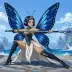 Azura the Butterfly Fairy Queen, a 4-star Water monster in Omigacha