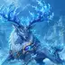 Dewy the Deer Guardian, a 3-star Water monster in Omigacha