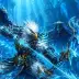 Squall the Eagle Archer, a 4-star Water monster in Omigacha