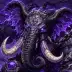 Thunder the Elephant Titan, a 4-star Dark monster in Omigacha