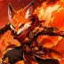 Ginger the Fox Assassin, a 3-star Fire monster in Omigacha