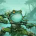 Splish the Frog Spearman, a 1-star Water monster in Omigacha