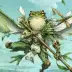 Hopper the Frog Spearman, a 1-star Wind monster in Omigacha