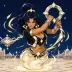 Nuriya the Genie Princess, a 4-star Light monster in Omigacha