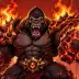 Chili the Gorilla Crusher, a 4-star Fire monster in Omigacha