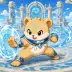 Splosh the Hamster, a 5-star Water monster in Omigacha