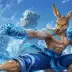Wade the Kangaroo Fighter, a 3-star Water monster in Omigacha