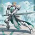 Colette the Laser Paladin Woman, a 4-star Wind monster in Omigacha