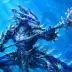 Slick the Lizard Warrior, a 2-star Water monster in Omigacha