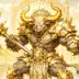 Torch the Minotaur, a 4-star Light monster in Omigacha