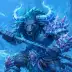Trench the Minotaur, a 4-star Water monster in Omigacha