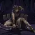 Nephara the Mummy Queen, a 4-star Dark monster in Omigacha