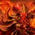 Cinnabar the Octopus Sorcerer, a 5-star Fire monster in Omigacha