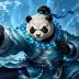 Pond the Panda Monk, a 5-star Water monster in Omigacha