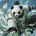 Breeze the Panda Monk, a 5-star Wind monster in Omigacha