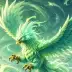 Plume the Phoenix, a 5-star Wind monster in Omigacha