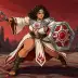 Vesta the Priestess Guardian, a 3-star Fire monster in Omigacha