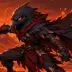 Rust the Raven Rogue, a 3-star Fire monster in Omigacha