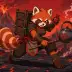 Cinnamon the Red Panda Herbalist, a 4-star Fire monster in Omigacha