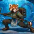 Camomile the Red Panda Herbalist, a 4-star Water monster in Omigacha