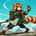 Sage the Red Panda Herbalist, a 4-star Wind monster in Omigacha
