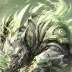 Dusty the Rhino, a 3-star Wind monster in Omigacha
