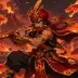 Saffron the Snake Charmer, a 3-star Fire monster in Omigacha