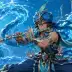 Lagoon the Snake Charmer, a 3-star Water monster in Omigacha