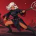 Solara the Star Witch, a 4-star Fire monster in Omigacha