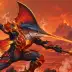 Char the Swordfish Lancer, a 5-star Fire monster in Omigacha
