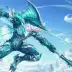 Skim the Swordfish Lancer, a 5-star Wind monster in Omigacha