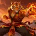 Marmalade the Tiger Monk, a 4-star Fire monster in Omigacha