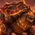 Lava the Turtle Colossus, a 4-star Fire monster in Omigacha