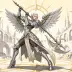 Liosa the Valkyrie Warrior, a 5-star Light monster in Omigacha