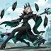 Sylvaine the Witch Queen, a 4-star Wind monster in Omigacha