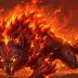 Sizzle the Wolf, a 2-star Fire monster in Omigacha
